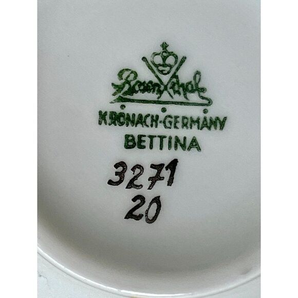 Vintage Rosenthal Continental Elegance Platinum Trim Tea Cup & Saucer Set - Picture 8 of 8